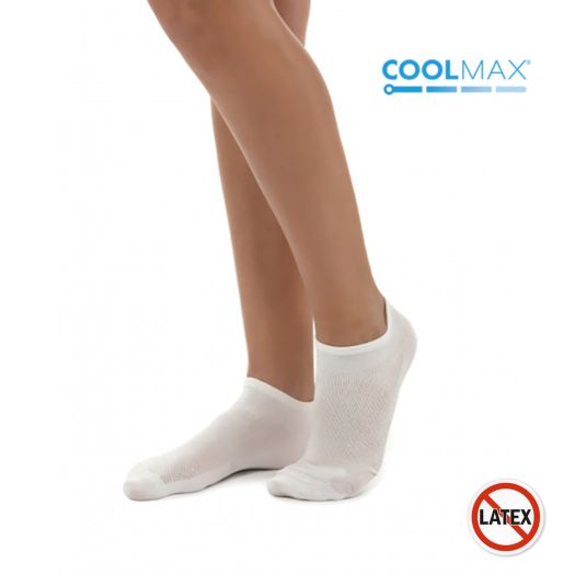 Dermasilk adult undersocks in white