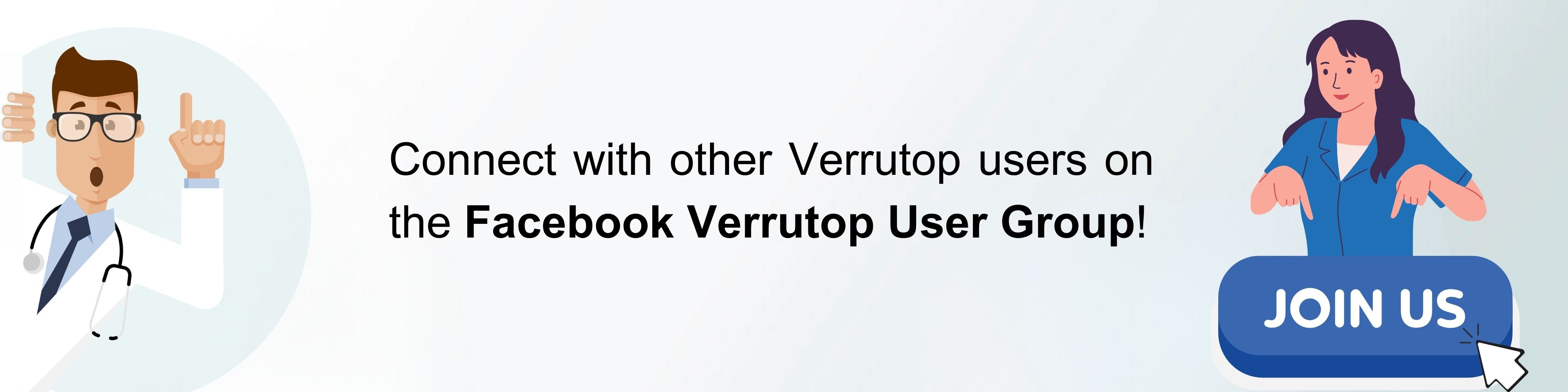 Link to join Verrutop user group on facebook for podiatrist and foot health professionals