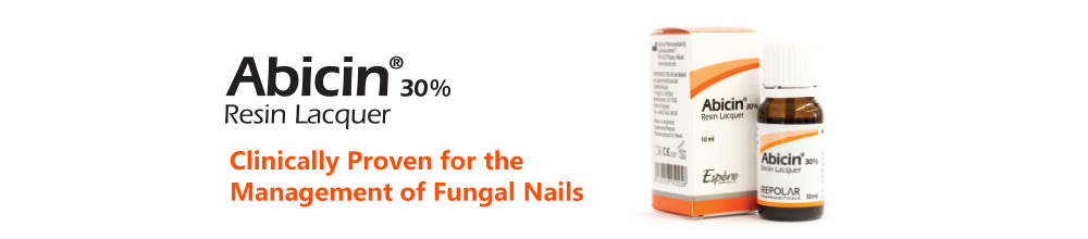 Abicin for fungal nail treatment