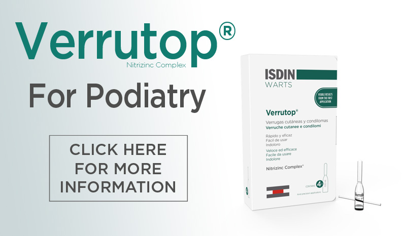 Verrutop information for podiatry